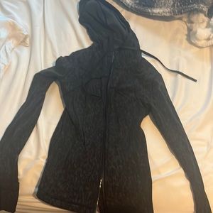 lululemon leopard print define jacket